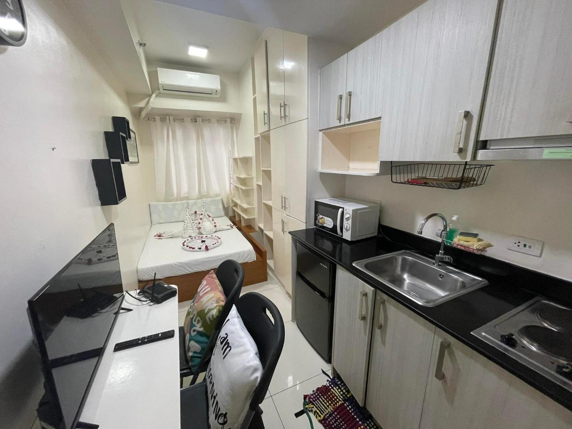 16 négyzetméteres stúdió Apartman 1 fürdőszobával Malate területén Manila Kültér fotó